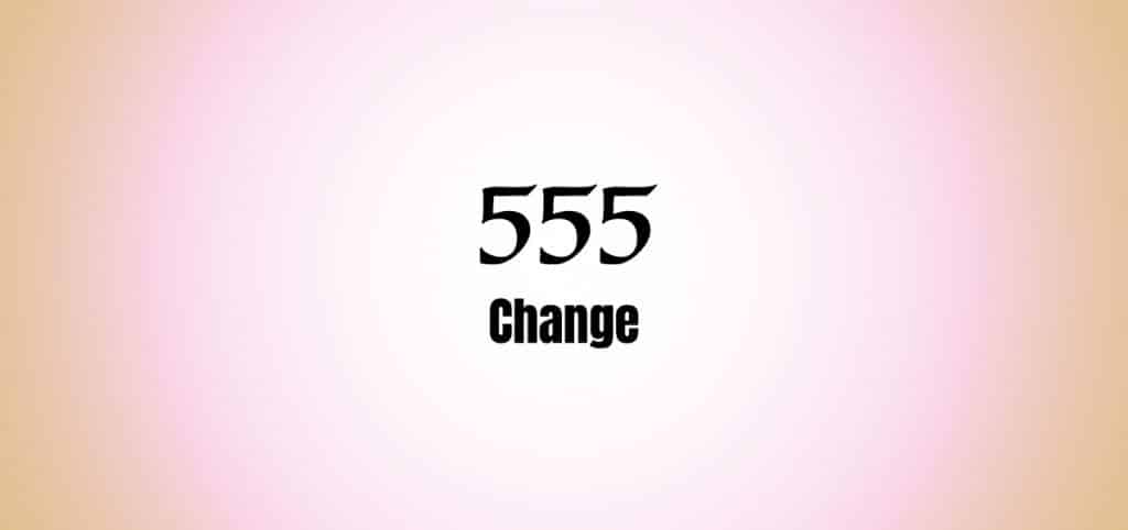 Angel Number 555