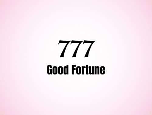 Angel Number 777