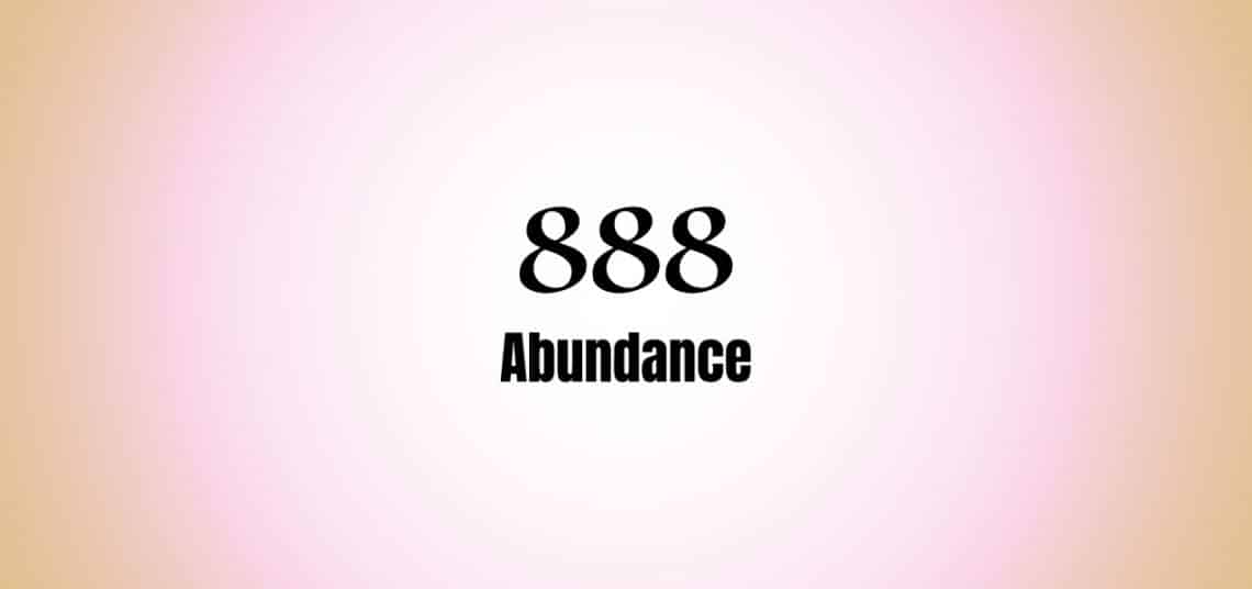 Angel Number 888